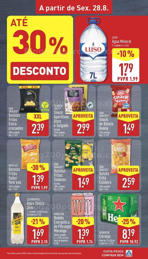 Antevisão Folheto ALDI Promoções de 24 a 30 agosto